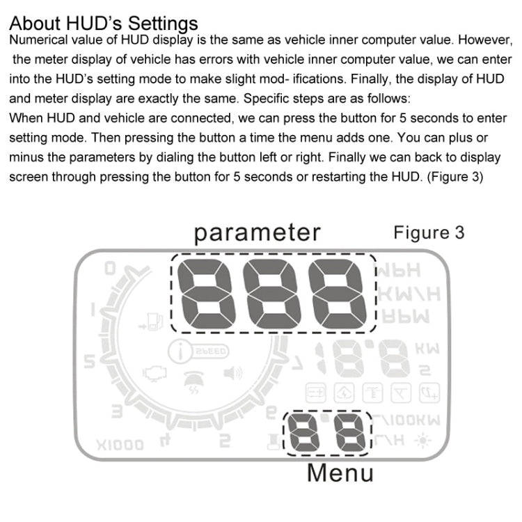 W02 5.5 inch Car OBDII HUD Fuel Consumption Warning System Vehicle-mounted Head Up Display Projec...