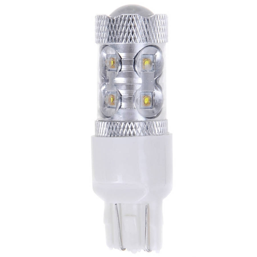 2 PCS 7443 650 Lumen 50W 10-3535-LEDs 6500K White Light Brake Light, DC 12-24V