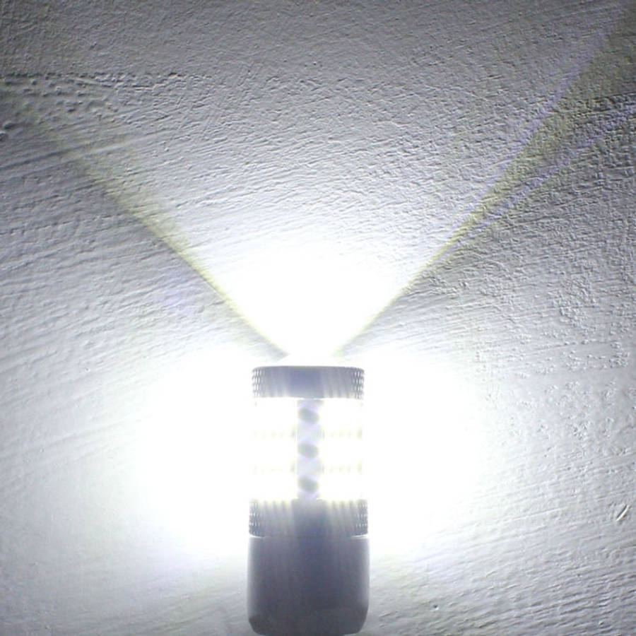 2PCS 1156 10W 540LM White Light 54 LED 4014 SMD Car Brake Light Steering Light Bulb, DC 12V