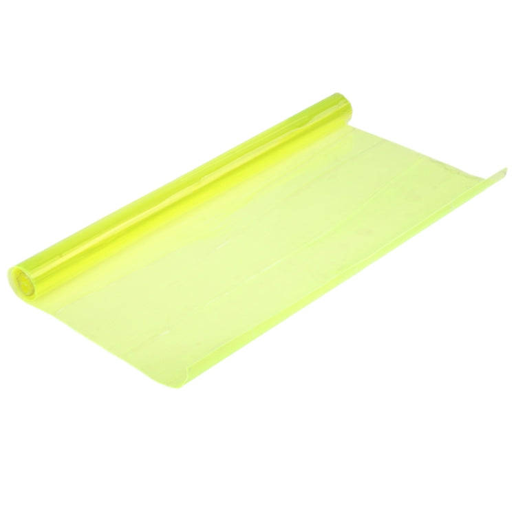 Protective Decoration Car Light Membrane /Lamp Sticker, Size: 100cm(L) x 40cm(W) (Green)