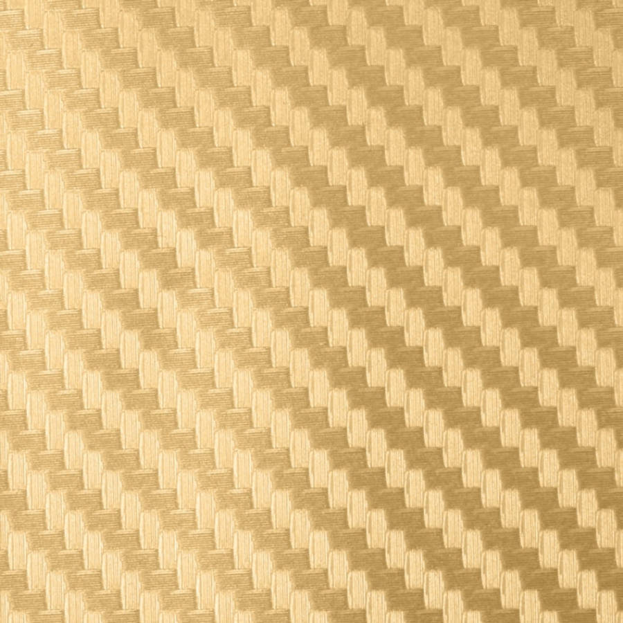 Car Decorative 3D Carbon Fiber PVC Sticker, Size: 127cm x 50cm(Yellow)