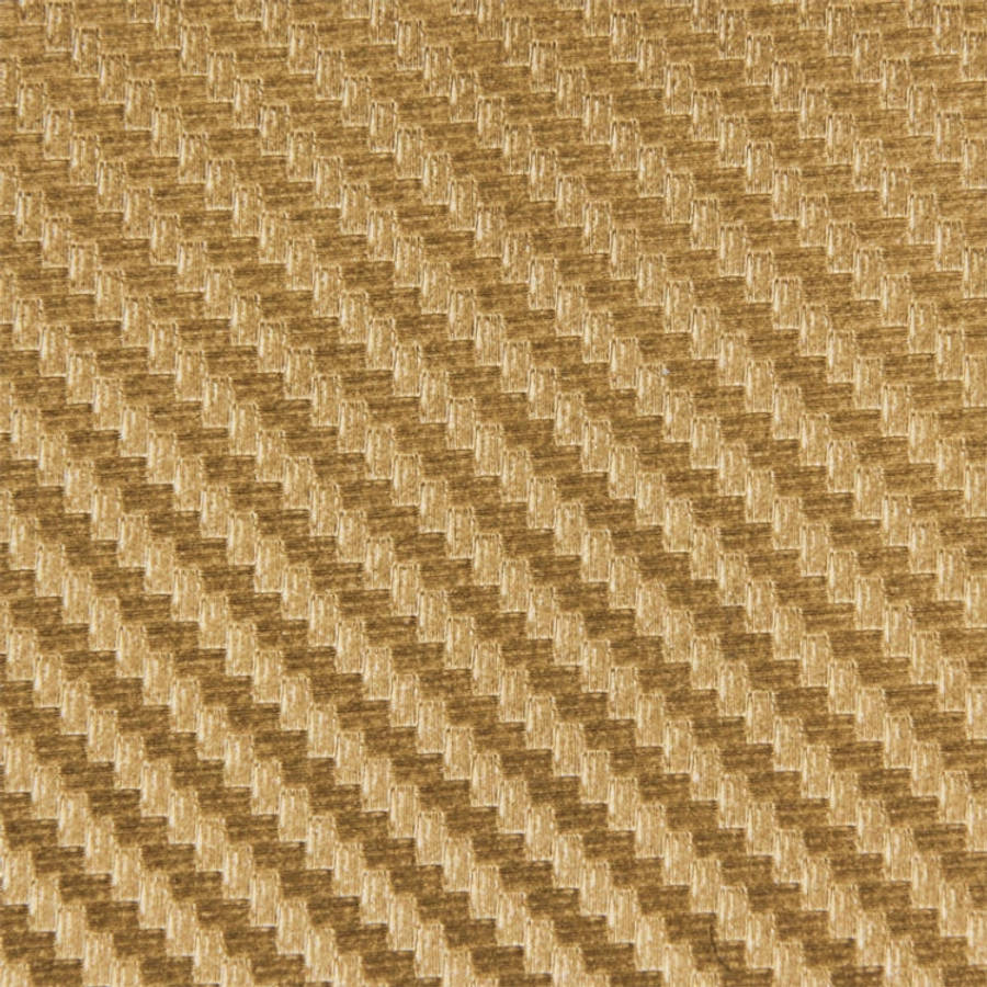 Car Decorative 3D Carbon Fiber PVC Sticker, Size: 127cm x 50cm(Gold)