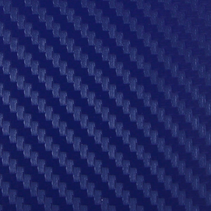 Car Decorative 3D Carbon Fiber PVC Sticker, Size: 127cm x 50cm(Dark Blue)
