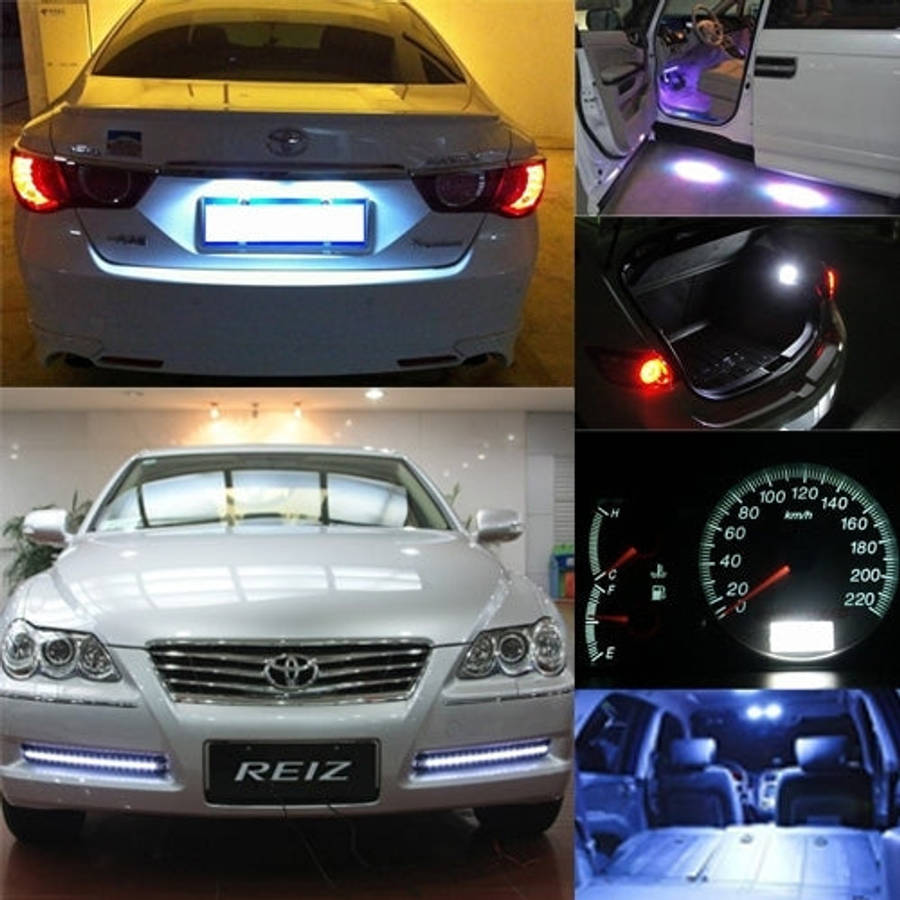 T10 2W White 130LM 6 LED SMD 5730 Backup Reverse Light Turn Signal Bulb for Vehicles, DC 12V