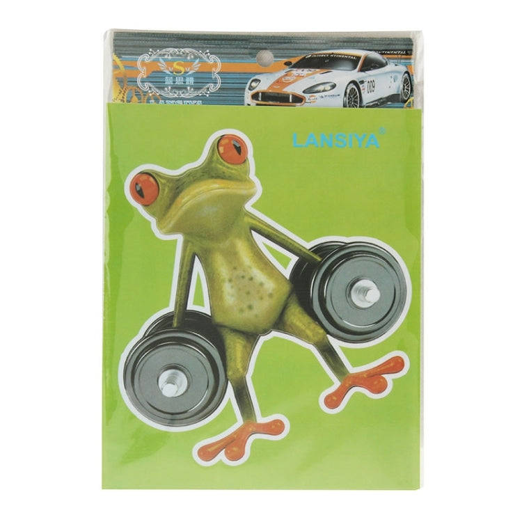 Frog Pattern Car Sticker, Size: 15.5x12.5 cm