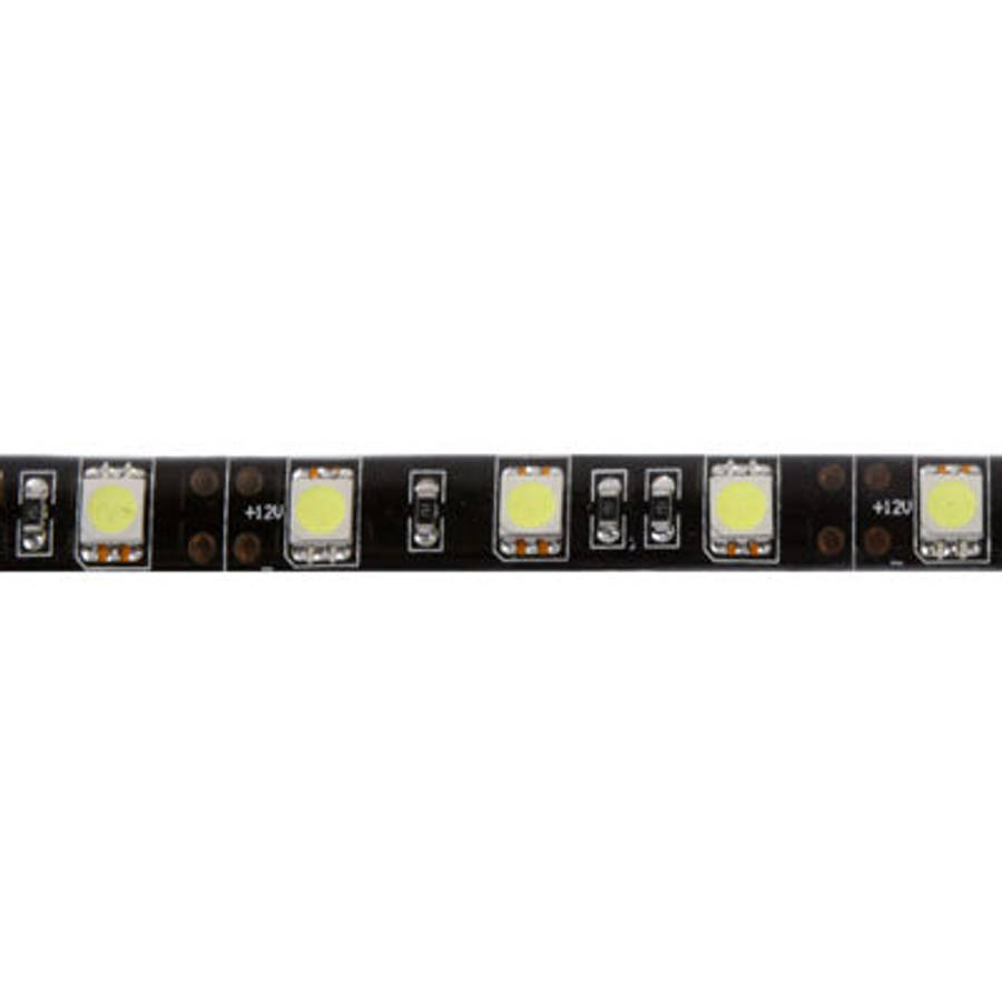 White 60 LED 5050 SMD Waterproof Flexible Car Strip Light, DC 12V, Length: 1m