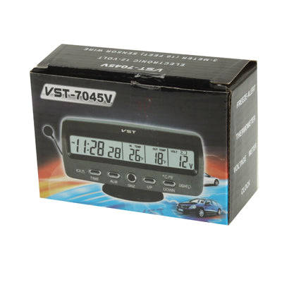 3.6 inch LCD Car Digital Thermometer with Time / Date / Week / Alarm / Car Storage Battery Voltag...