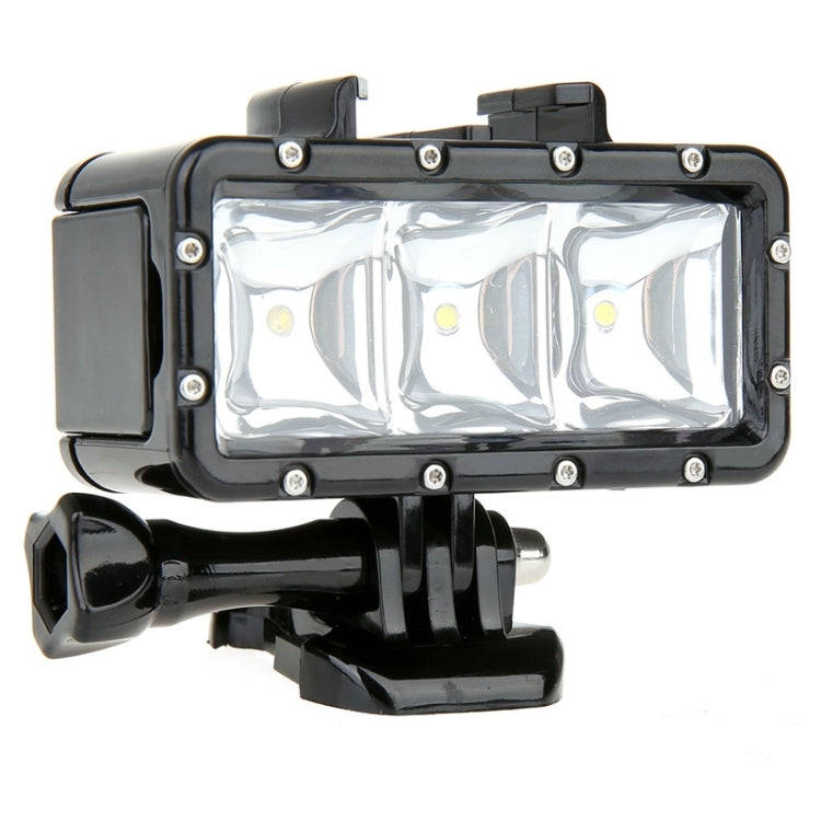 SupTig 30M Waterproof 300LM Video Light for GoPro, Insta360, DJI and Other Action Cameras(Black)