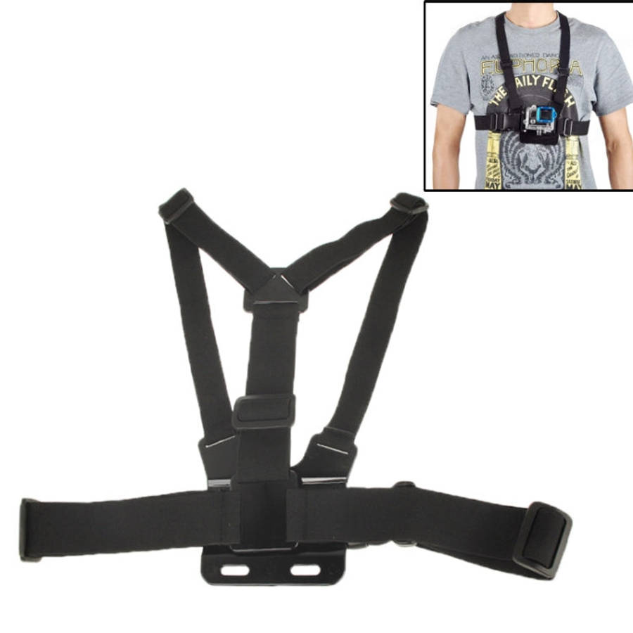 Extreme Sport Front Chest Elastic Belt Shoulder Strap Mount Holder for GoPro, Insta360, DJI and O...