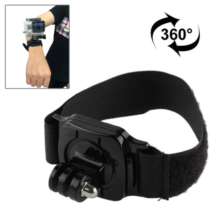 360 Degree Rotation Hand Camera Wrist Strap Mount for GoPro, Insta360, DJI and Other Action Camer...