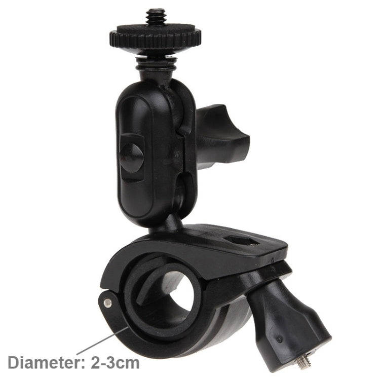 360 Degrees Rotation Bicycle Motorcycle Holder Handlebar Mount with Screw & Tripod Adapter for PU...