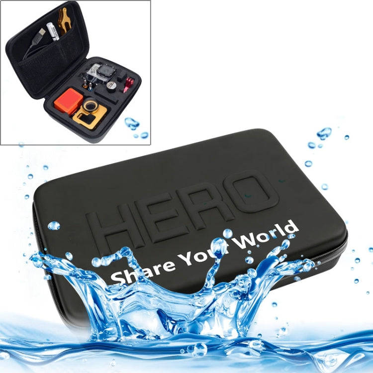 Shockproof Waterproof Portable Travel Case for GoPro, Insta360, DJI and Other Action Cameras Acce...