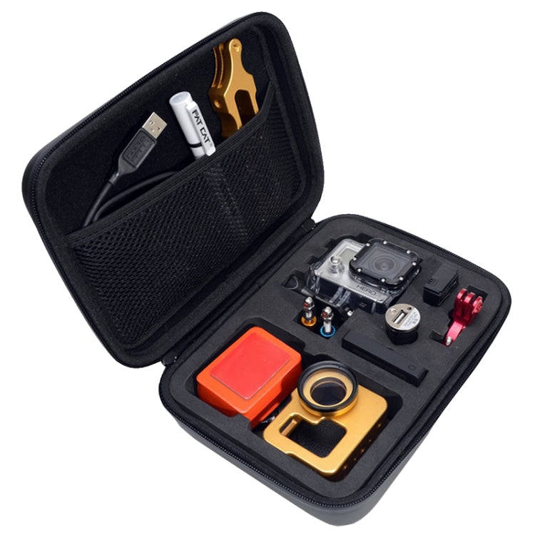 Shockproof Waterproof Portable Travel Case for GoPro, Insta360, DJI and Other Action Cameras Acce...