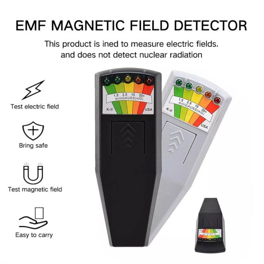 5-LED Electromagnetic Radiation Detector EMF Meter Tester