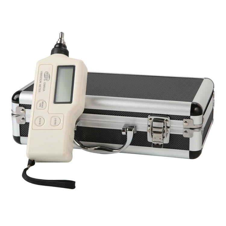 BENETECH GM63A Vibration Meter Digital Tester Vibrometer Analyzer Acceleration Velocity(White)