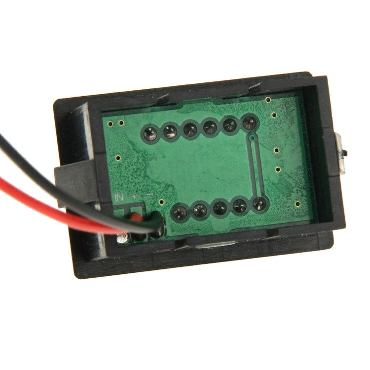 V33D 2 Wires Red Light Display Mini Digital Voltage Meter, Measure Voltage: DC 4.5-120V