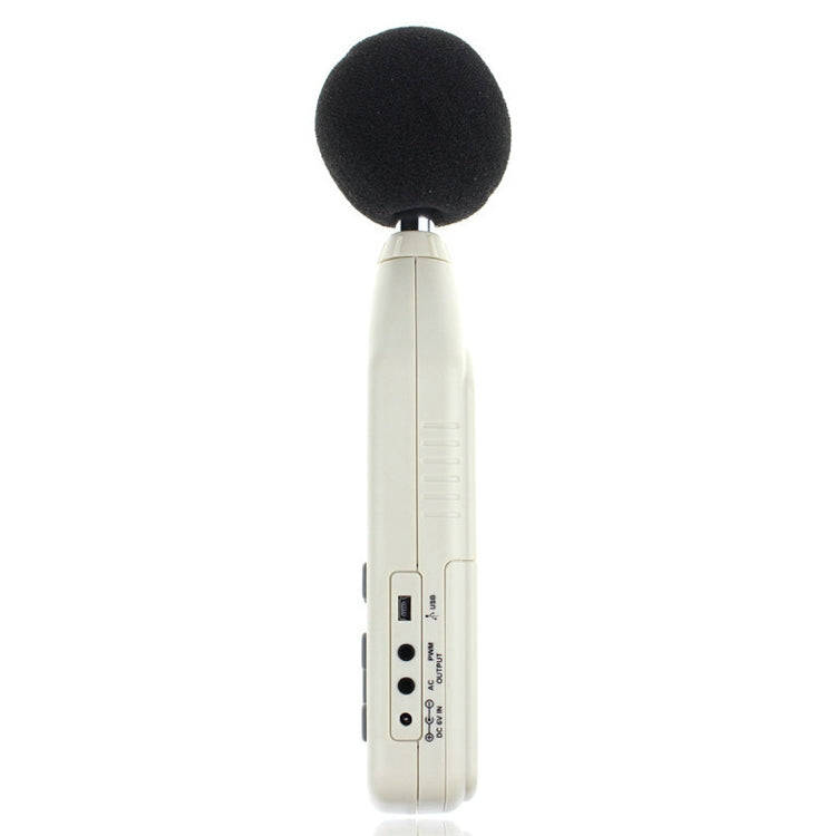 Digital Sound Level Meter with USB Port(Range: 30dB~130dB)(Beige)
