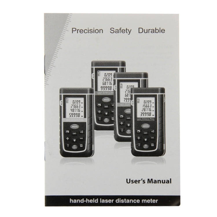 RZ-A40 1.9 inch LCD 40m Hand-held Laser Distance Meter with Level Bubble