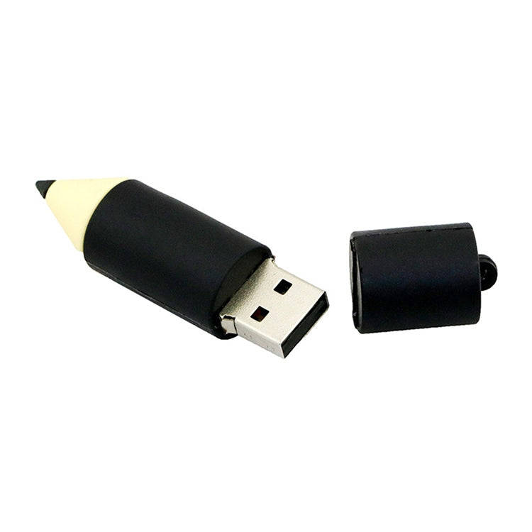 8GB Pencil Shape USB Flash Disk(Black)