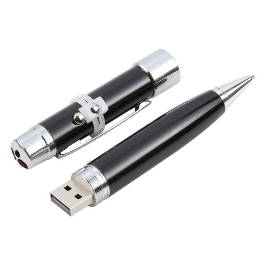 3 in 1 Laser Pen Style USB Flash Disk, Black (8GB)