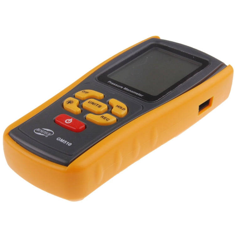 BENETECH GM510 LCD Display Pressure Manometer(Yellow)