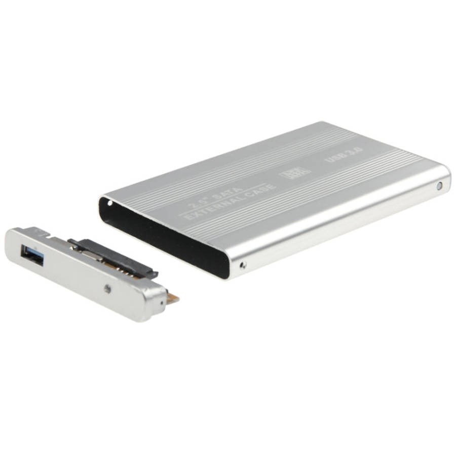 High Speed 2.5 inch HDD SATA External Case, Support USB 3.0(Silver)