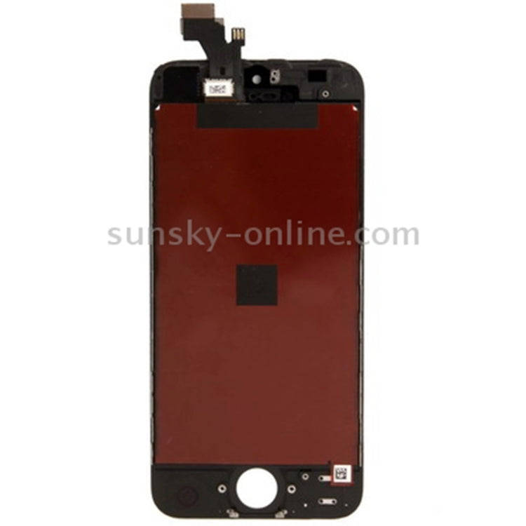 Original LCD Screen with Frame for iPhone 5 (Black)
