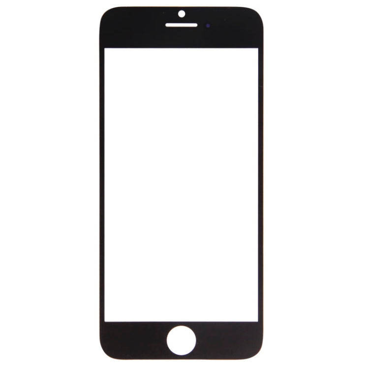 Front Screen Outer Glass Lens for iPhone 6(Black)