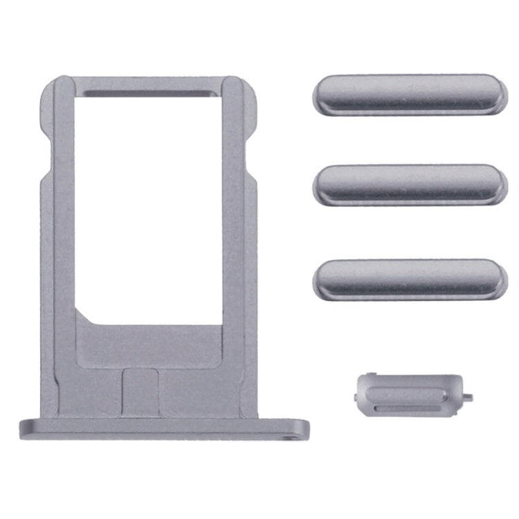 Full Assembly Housing Cover for iPhone 6, Including Back Cover & Card Tray & Volume Control Key &...