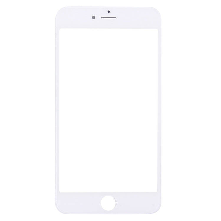 Front Screen Outer Glass Lens with Front LCD Screen Bezel Frame for iPhone 6s Plus(White)