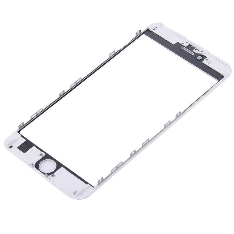 Front Screen Outer Glass Lens with Front LCD Screen Bezel Frame for iPhone 6s Plus(White)
