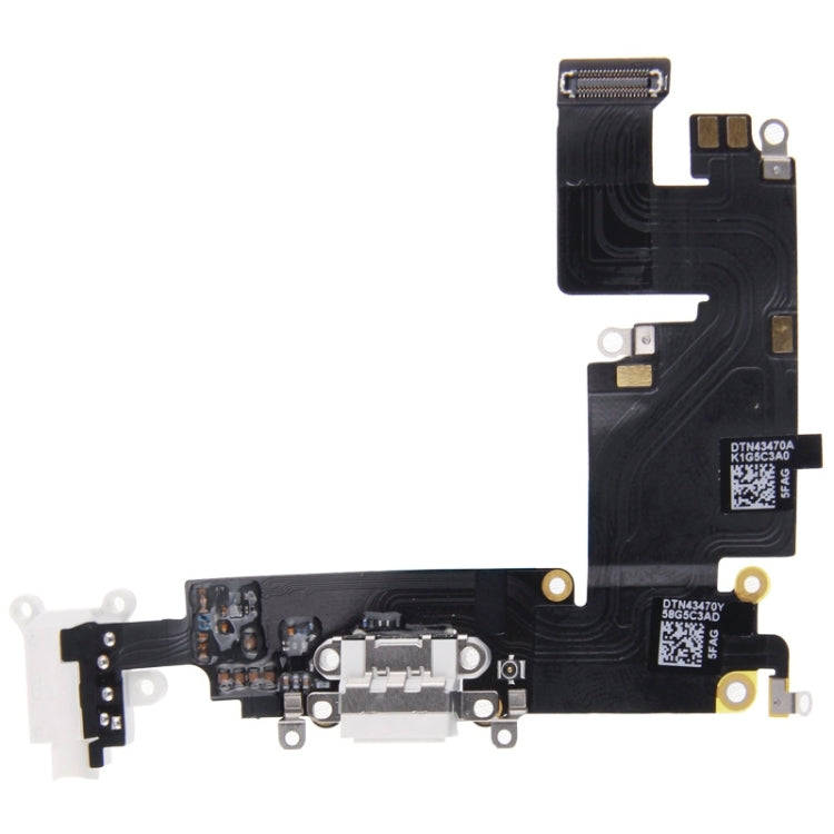 Charging Port Dock Connector Flex Cable  for iPhone 6 Plus(White)