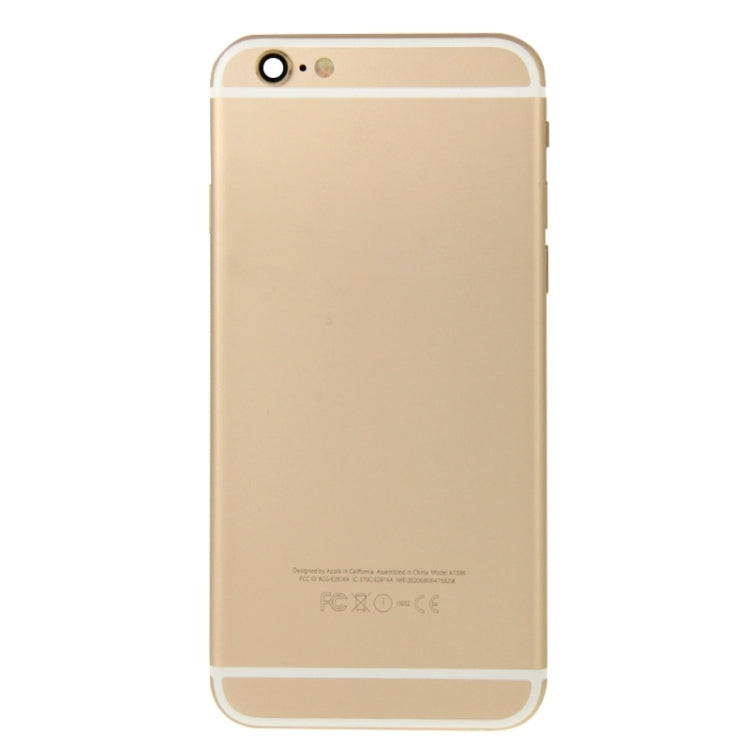 Full Housing Back Cover for iPhone 6 Plus(Gold)