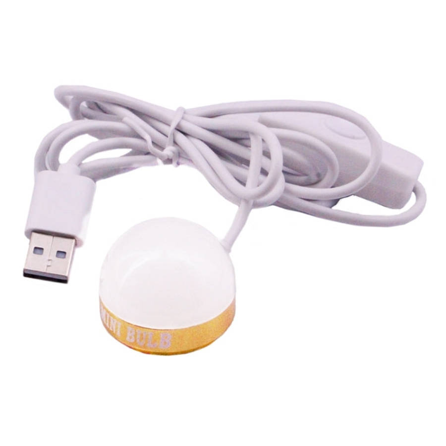 2W Dimmable USB LED Light Bulb with Magnetic, USB-2W-W 5V 140-150Lumens 6 LED