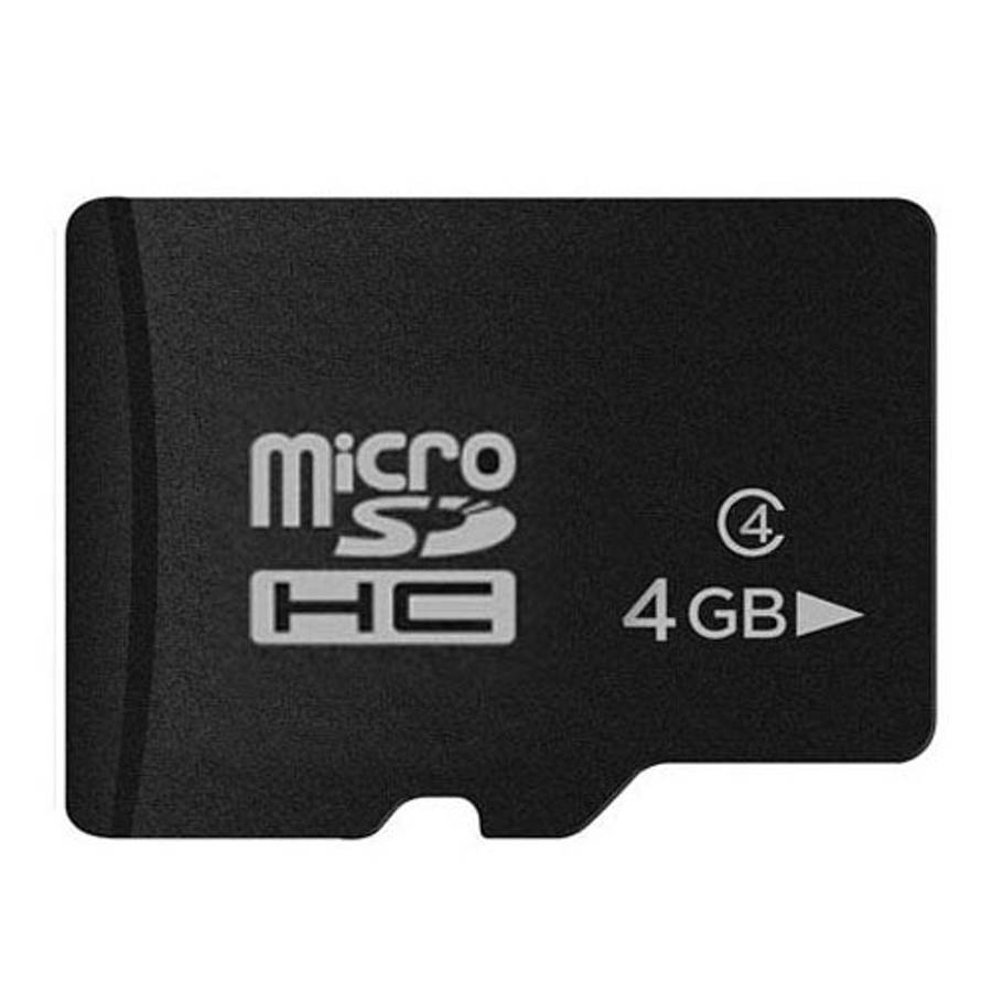 4GB High Speed Class 10 Micro SD(TF) Memory Card from Taiwan, Write: 8mb/s, Read: 12mb/s (100% Re...