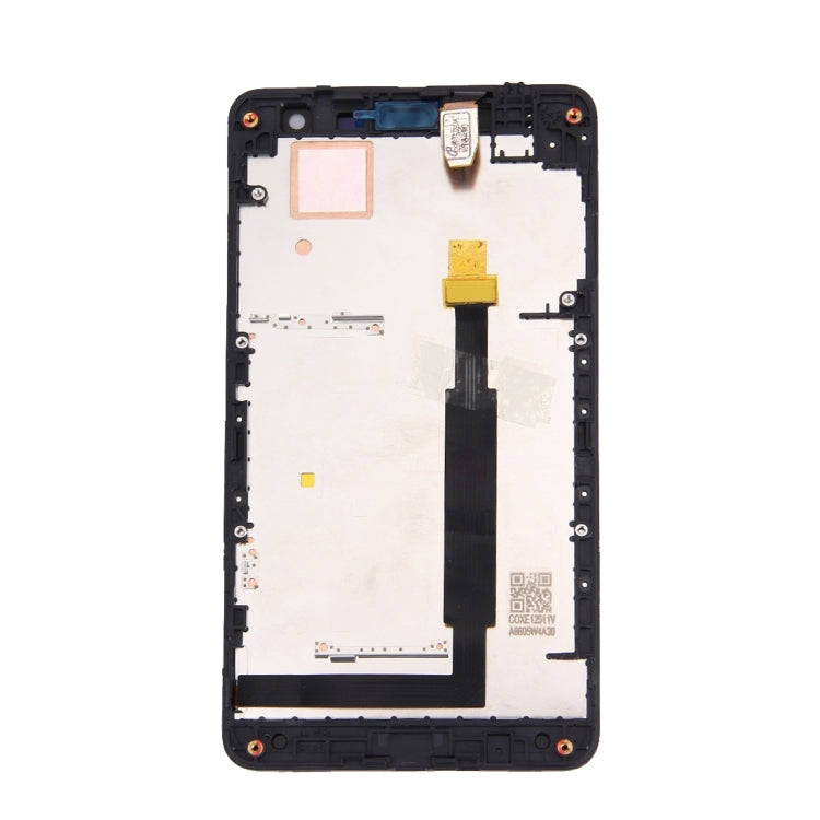 LCD Display + Touch Panel with Frame for Nokia Lumia 625 (Black)