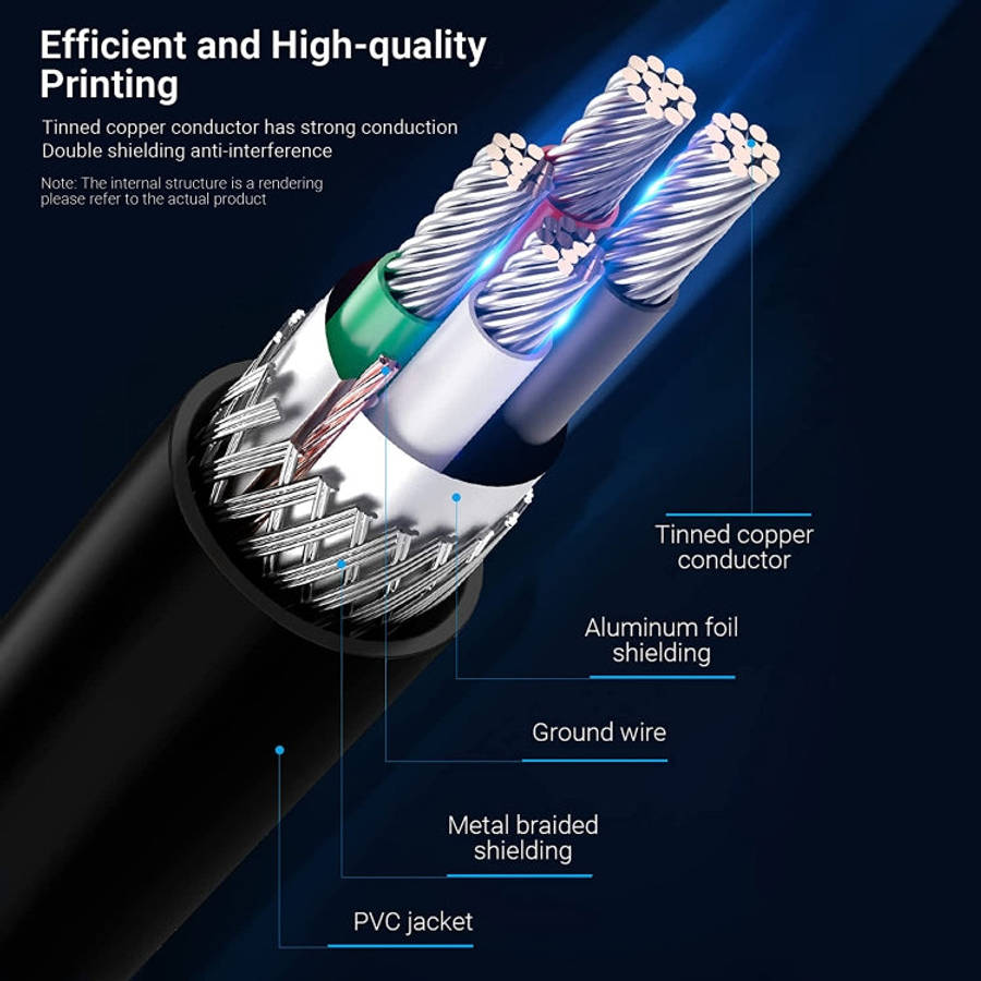 USB 2.0 AM to Mini 5pin USB Cable, Length: 1.5m(Black)