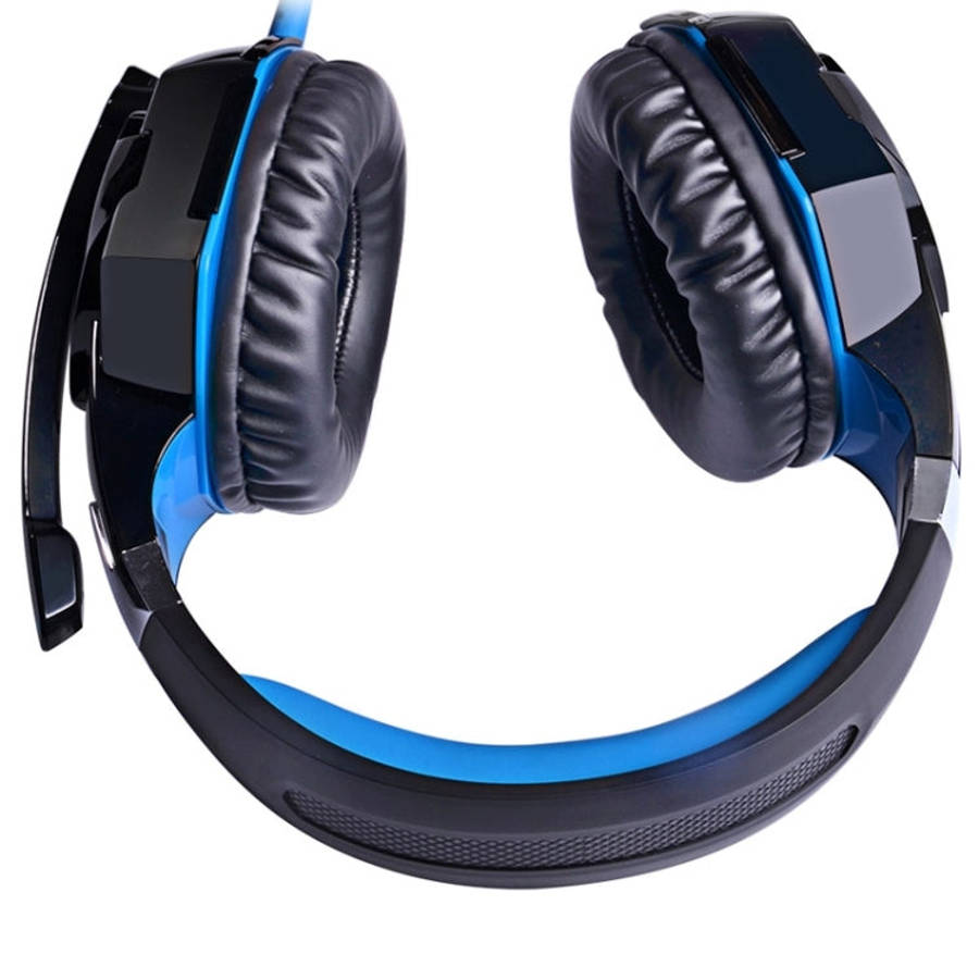 EACH G2000 Over-ear Stereo Bass Gaming Headset with Mic & LED Light for Computer, Cable Length: 2...