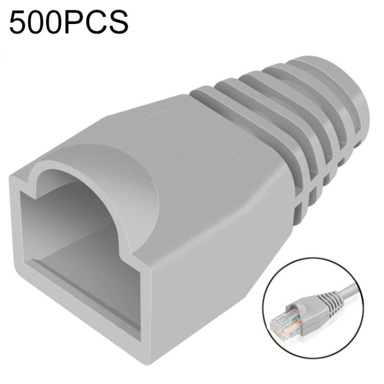 Network Cable Boots Cap Cover for RJ45, Green (500 pcs in one packaging , the price is for 500 pc...