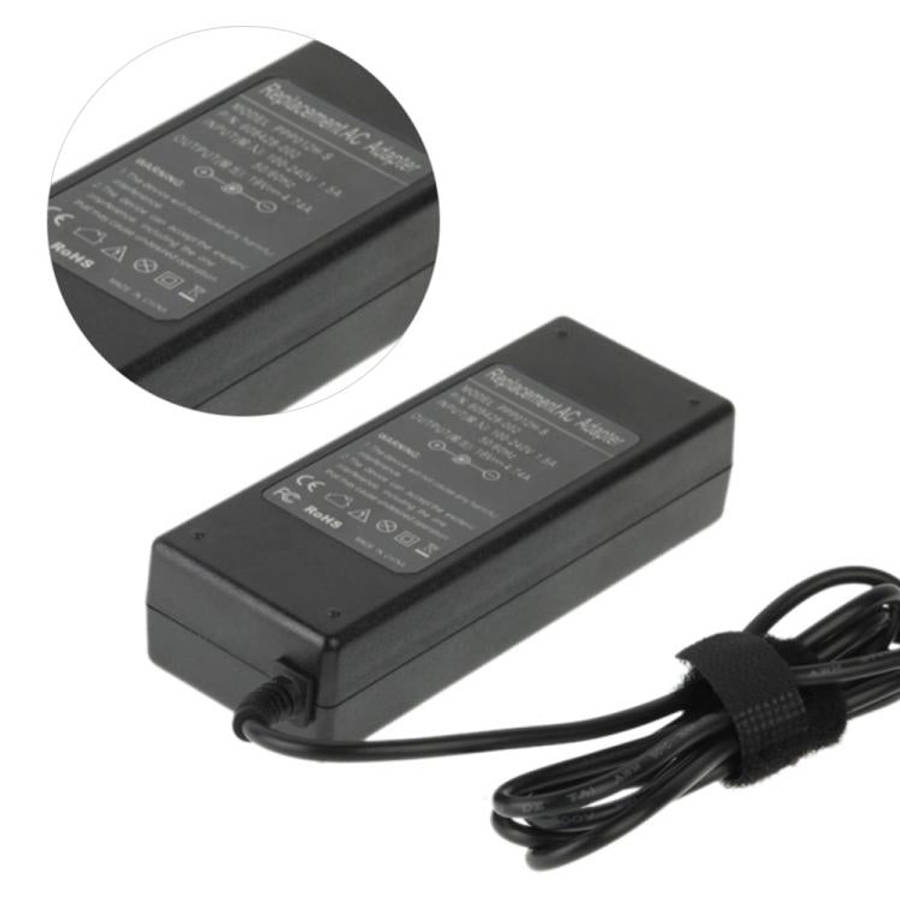 AC 19V 4.74A Power Adapter for HP Laptop, Output Tips: 7.4mm x 5.0mm(Black)