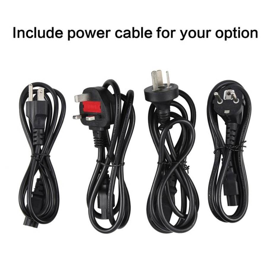 AC 19V 4.74A Power Adapter for HP Laptop, Output Tips: 7.4mm x 5.0mm(Black)