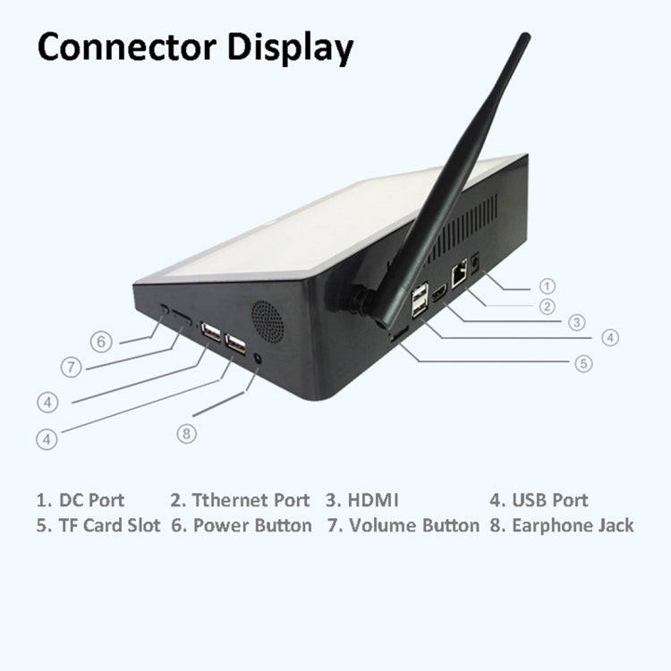 Pipo X9 TV Box 8.9 inch Touchscreen Android 7.0 Tablet Mini PC, RK3288, Quad Core 1.8GHz, RAM: 2G...