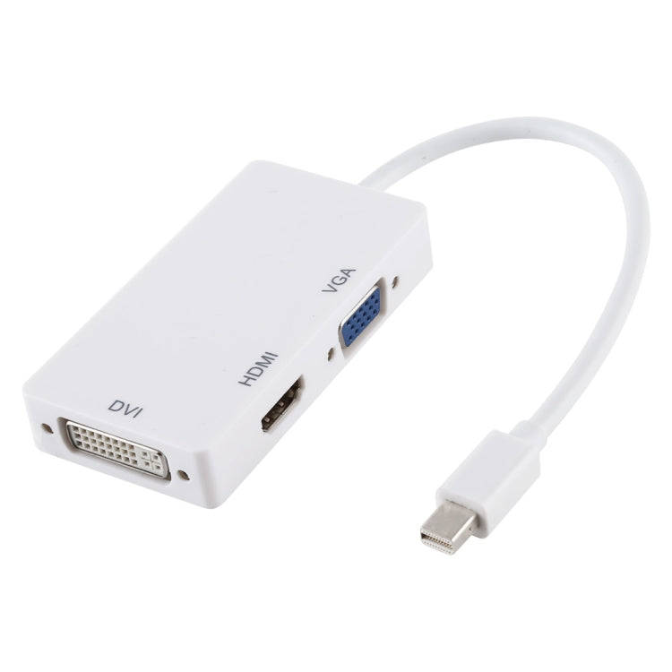 3 in 1 Mini DisplayPort Male to HDMI + VGA + DVI Female Adapter Converter for Mac Book Pro Air, C...