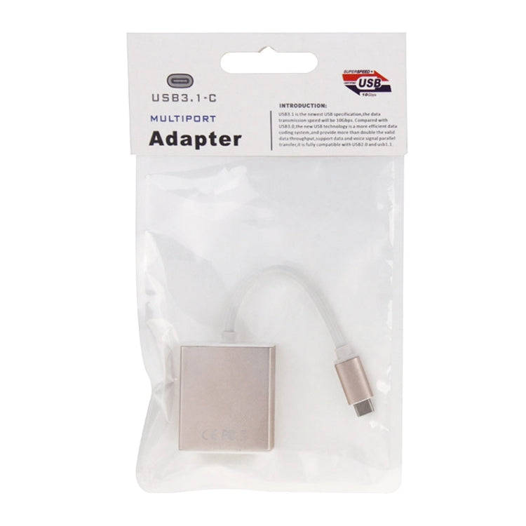 10cm USB-C / Type-C 3.1 to HDMI Adapter Cable, For Galaxy S8 & S8 + / LG G6 / Huawei P10 & P10 Pl...