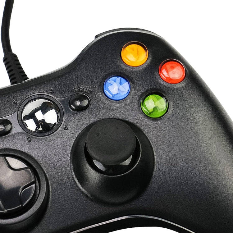USB 2.0 Wired Controller Gamepad for XBOX360, Plug and Play, Cable Length: 2.5m(White)