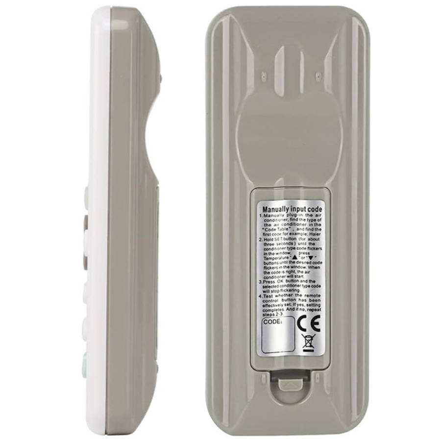 Chunghop K-1028E 1000 in 1 Universal A/C Remote Controller with Flashlight(White)