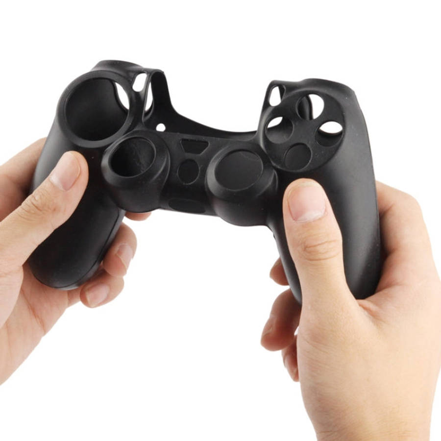 Flexible Silicone Protective Case for Sony PS4 Game Controller, Random Color Delivery