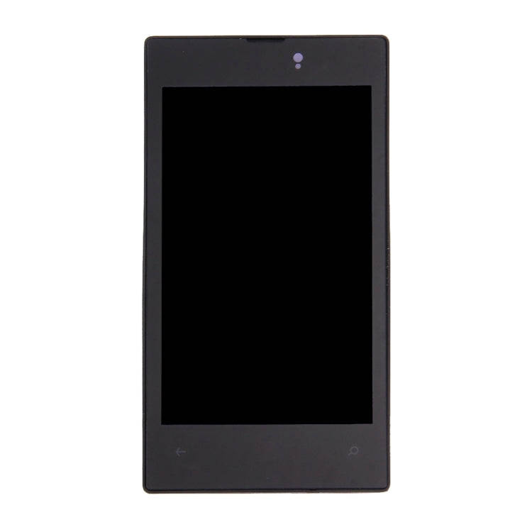 LCD Display + Touch Panel with Frame  for Nokia Lumia 520(Black)