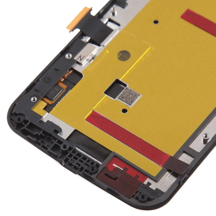 3 in 1 (LCD + Frame + Touch Pad) Digitizer Assembly for Motorola Moto G2(Black)