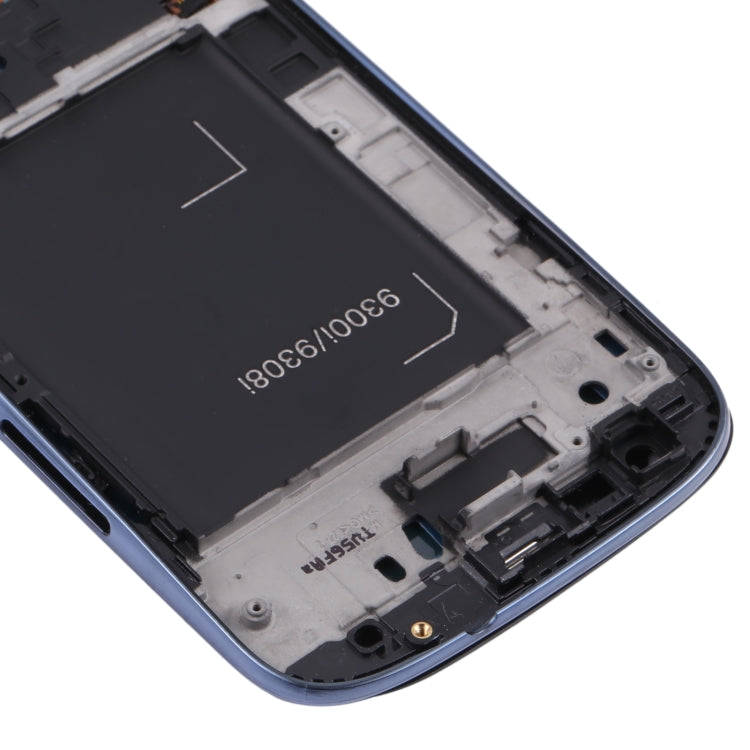 Original Super AMOLED LCD Screen for Samsung Galaxy SIII / i9300 Digitizer Full Assembly with Fra...